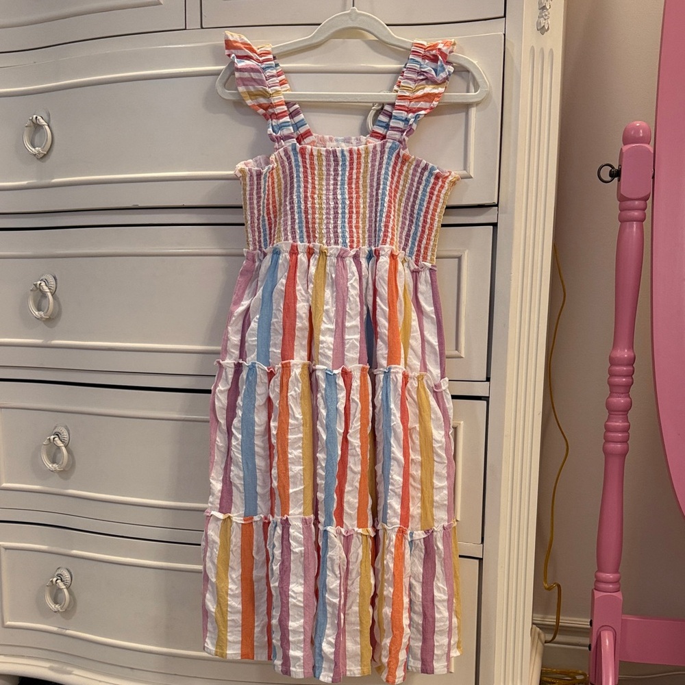 Roller Rabbit 10 Girl Colorful Striped Dress